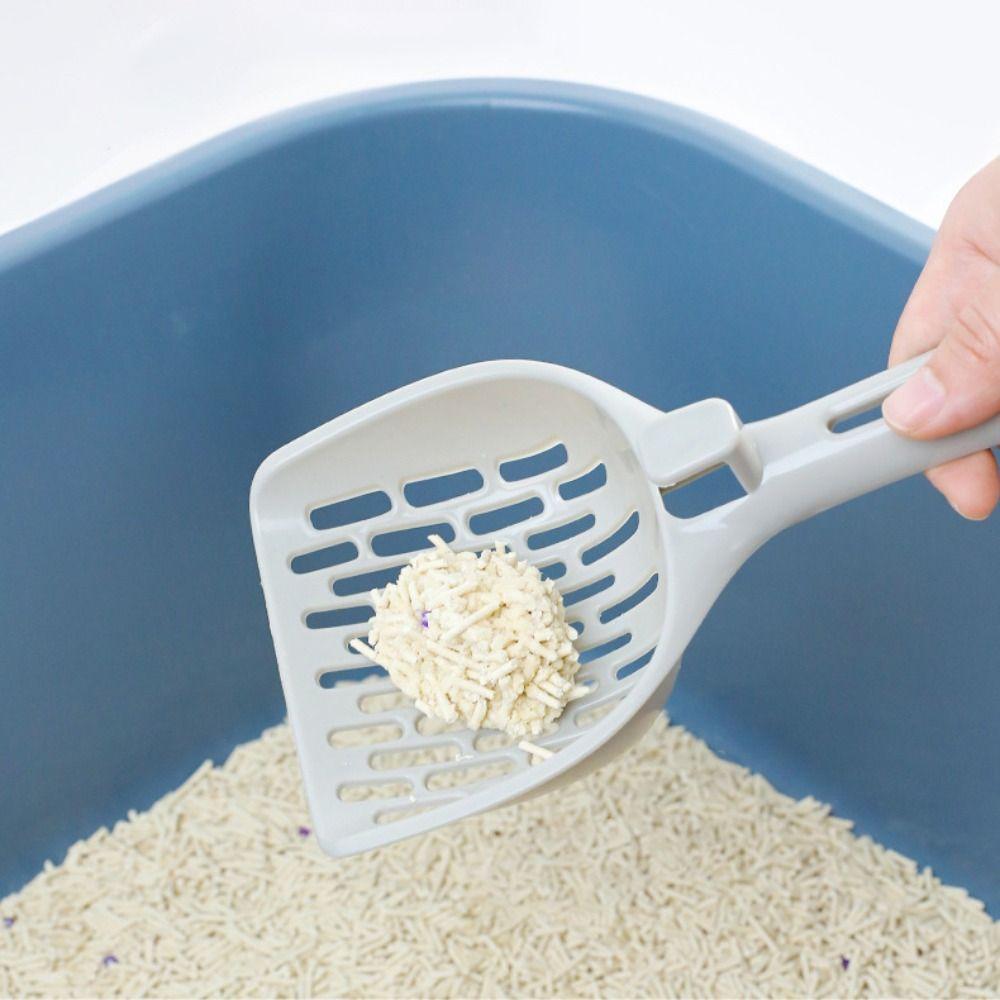 Plastic Cat Litter Shovel Ergonomic Handle Pet Poop Shovel Kitten Toilet Clean Tools Cat Products