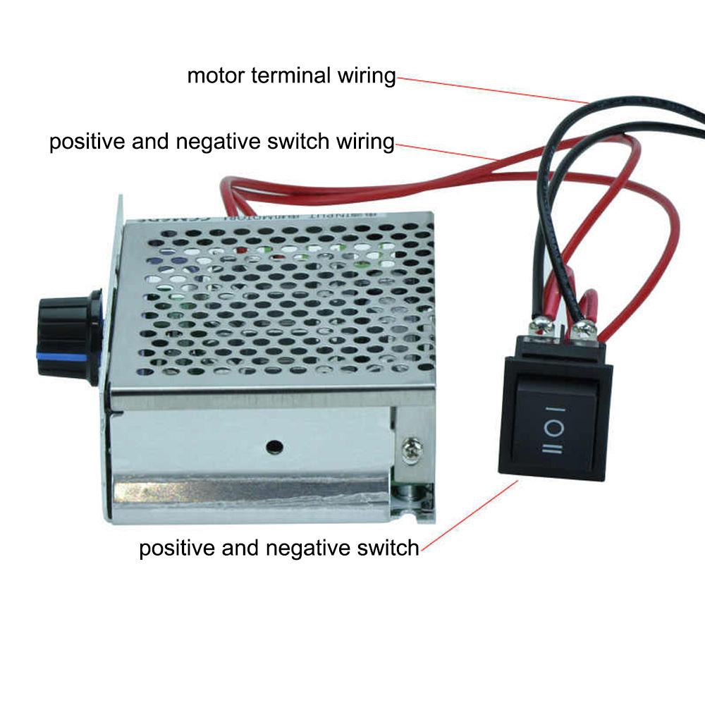12V-50V DC Motor Speed Regulator 750W High-Power Motor Speed Governor Forward And Reverse Motor Drive 30A Motor Control Switch