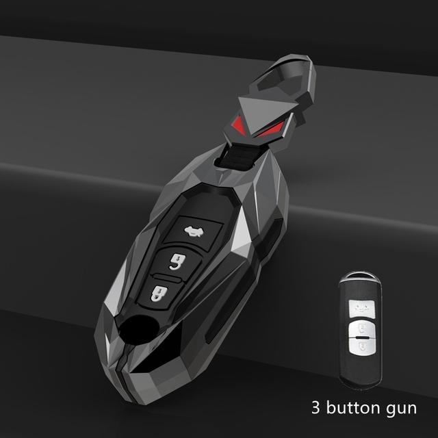 

Чехол для дистанционного ключа автомобиля из цинкового сплава для Mazda 2 3 6 Axela Atenza CX-5 CX5 CX-7 CX-9 2014 2015 2016 автомобильные аксессуары