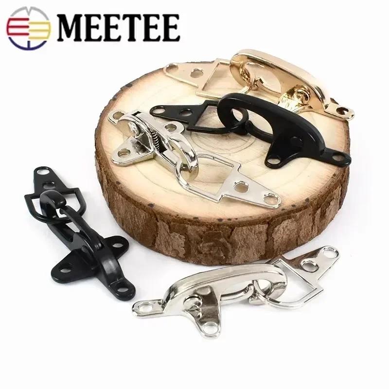 Meetee 4/5cm Metal Buckles Belt Connect Lobster Clasp Coat Waist Band Button Bag Decor Clip Buckle Garment Sewing Accessories