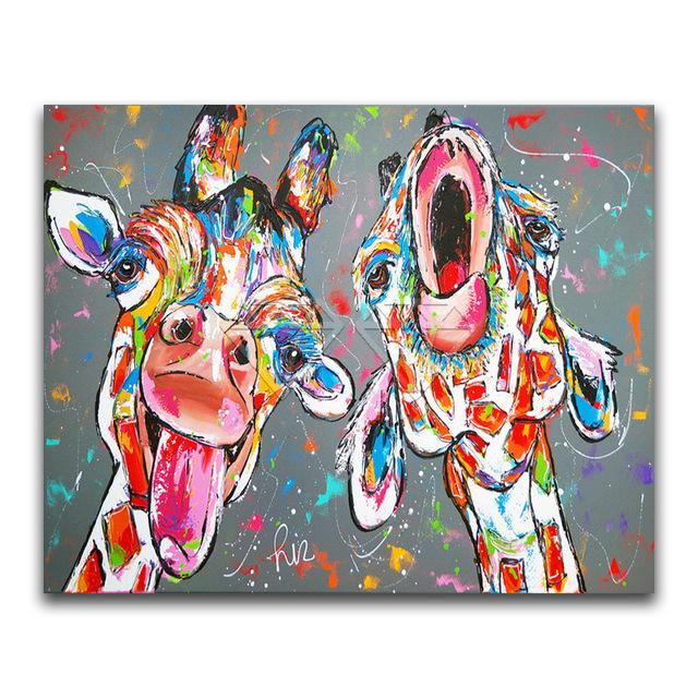 

5D DIY алмазная живопись животные цвет корова кошка страус мультфильм полная квадратная и круглая алмазная вышивка крестиком Алмазная мозаика Full Round 30X40CM темно-синий