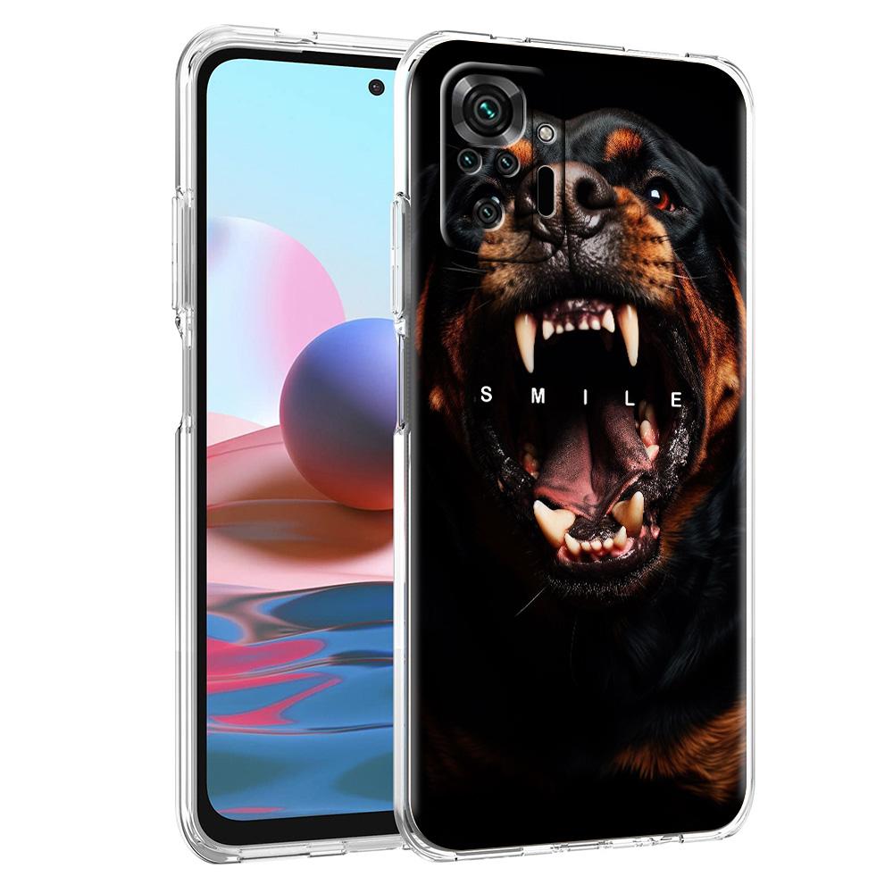 Phone Case For Xiaomi Redmi Note 15 14 5G 13 12 10 11 Pro Plus 4G 14C 13C 12C Soft TPU Cover Rottweiler Dog
