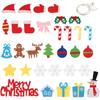 DIY Felt Christmas Tree for Kids - Non-woven Festival Decoration with Wool Pendants