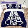 Set Copripiumino Schalke 04 Federa Decorazione Casa Regalo di Compleanno (1 * copripiumino + 2 * federe senza imbottitura)147