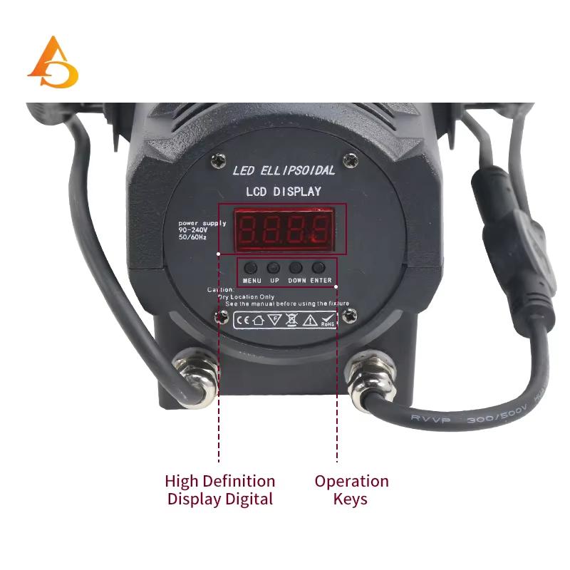 100W Imaging Light 2in1 Zoom Profile Surface Studio Gobo Spotlight Variable Zoom Ellipsoidal DMX LED Leko for Light Show DJ CLUB