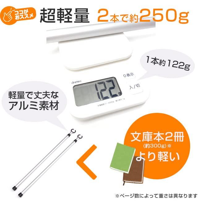 Tennis Baka Ultra Light Portable Singles Pole [Potastick] 2 Pieces 1 Set Singles Pole Singles Stick