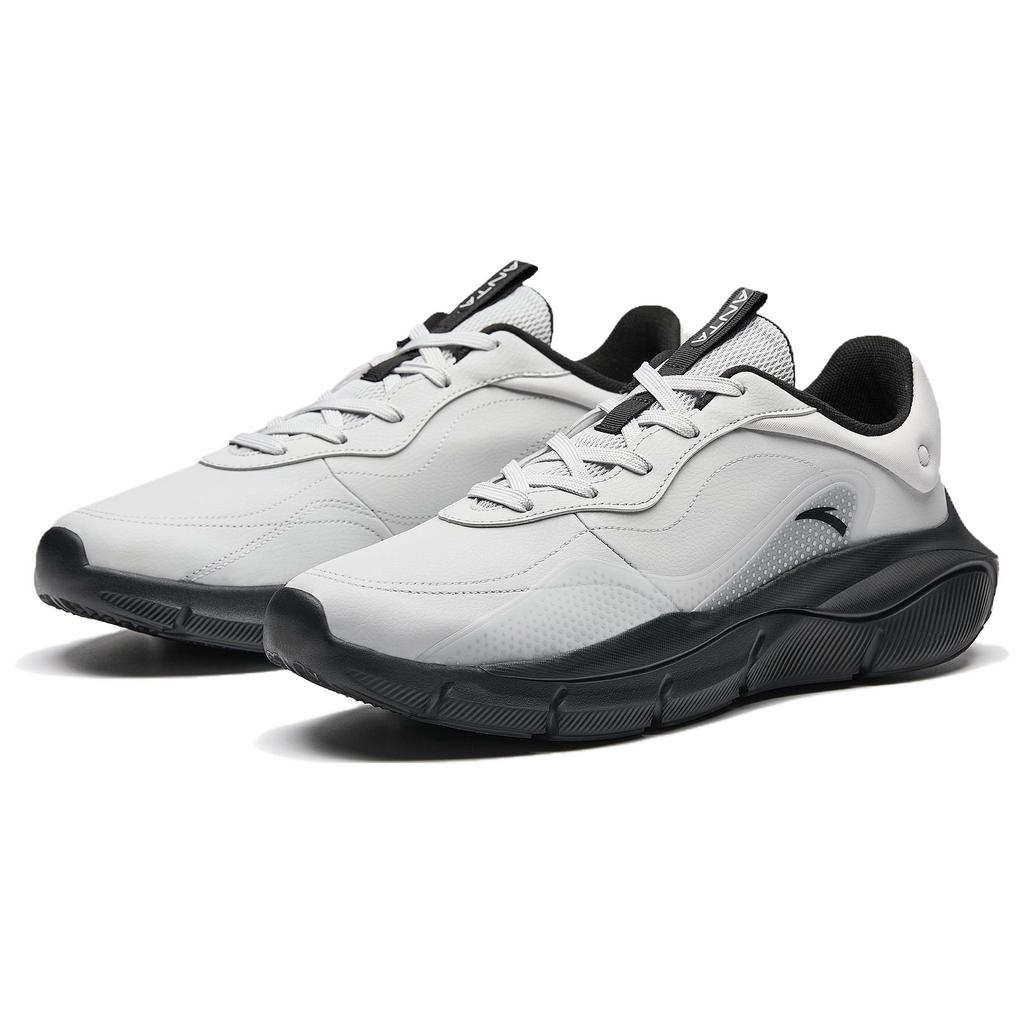 Anta Ling Arc Urban Commuting Shock Absorbing Waterproof Low Top Training Shoes Men sneaker Chip-Gray 112437710S-8
