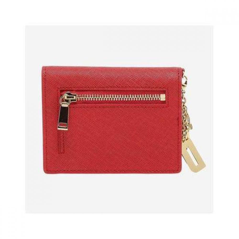 Daks Red Cutting Logo Card Wallet Dcwa4f002r2