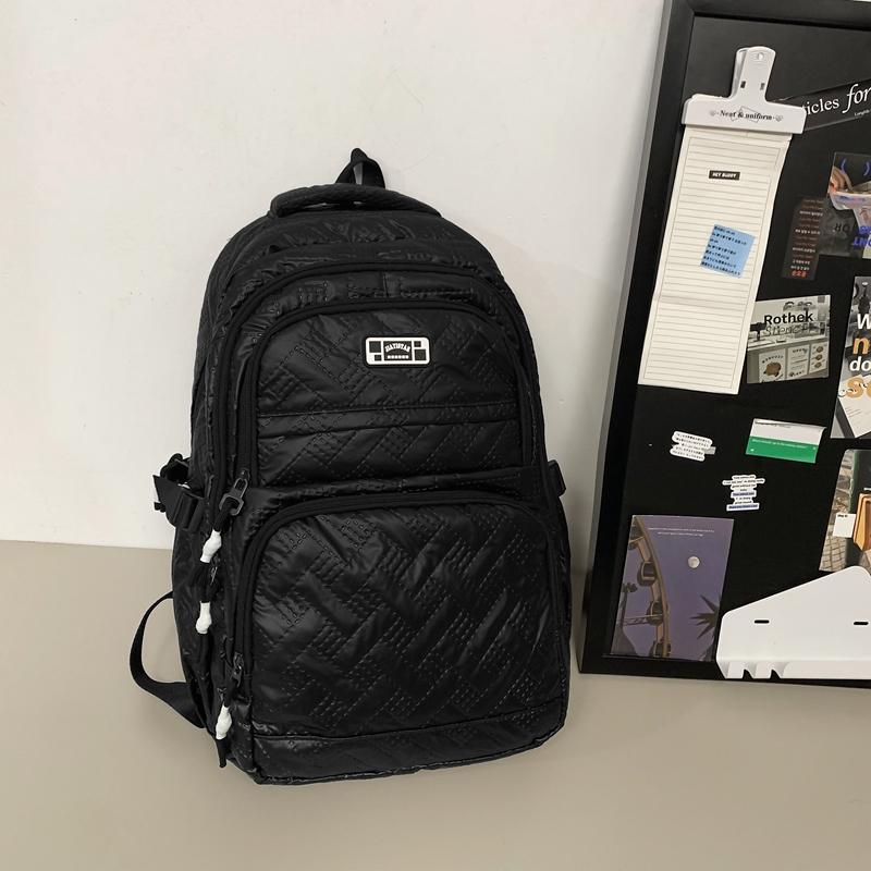 Geantă de școală pentru elevi Rucsac de damă de culoare solidă Rucsac de mare capacitate pentru bărbați