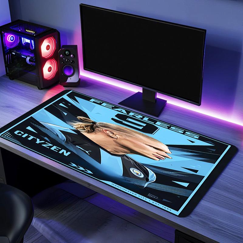 Haaland Mouse Pad - Non-Slip Rubber Base, Smooth Surface for Work,Gaming,Office,And Home Use, Desk Mouse Pad