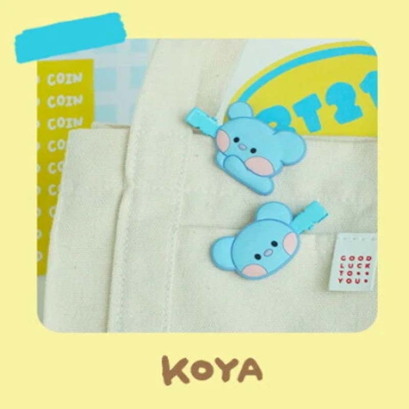 

BTS BT21 Офіційні Міліні Заколки для волосся Шпильки для волосся(1 упаковка 2 шт. шпилька для волосся ) KOYA