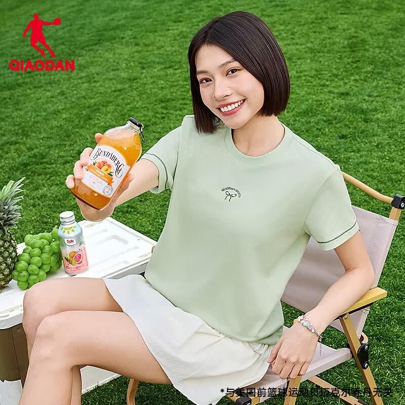Qiaodan Women's Loose Fit Short Sleeve T-Shirt