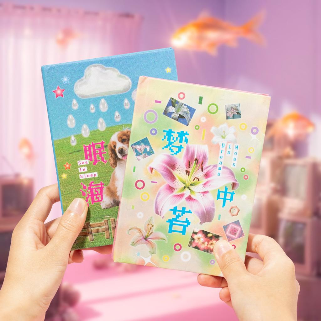 30 Sheets/pack Sticker Book Dream Growth Dream Core Wind Pattern Notebook Mobile Phone Back Card DIY Decoration Guka Collage