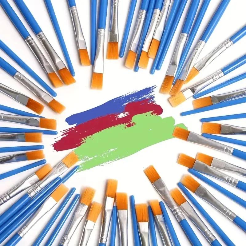 Sets of 2-20 Pieces Painting Pen Drawing Paint Brushes Painting Art Supplies Brush Materials By Number Arts Crafts Sewing Home