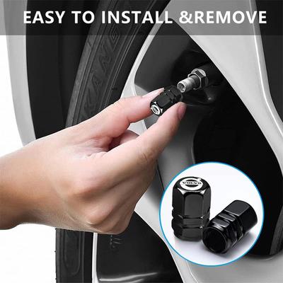 4Pcs Aluminum Alloy Car Wheel Tire Valve Caps Stem Cover For Rdesign XC60 XC90 XC40 V50 V60 V40 EX30 S60 C30 V70 S90 AWD