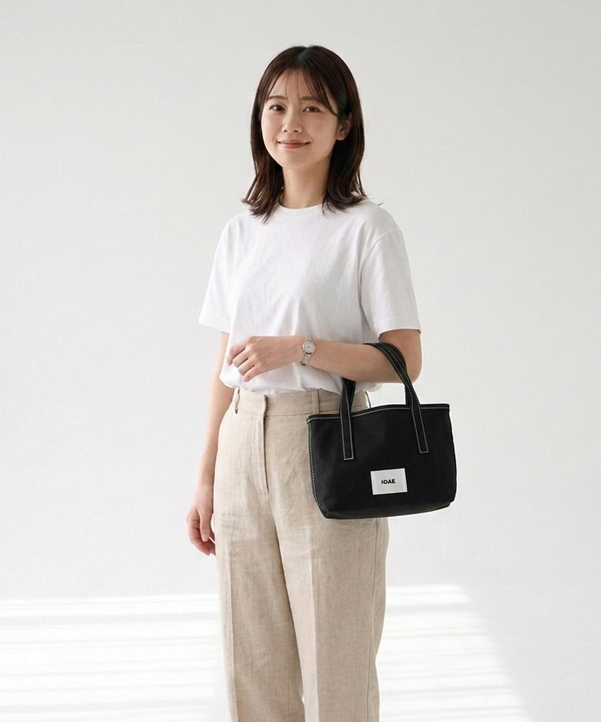 Ecrit Ioe Mini Canvas Tote Bag - Black