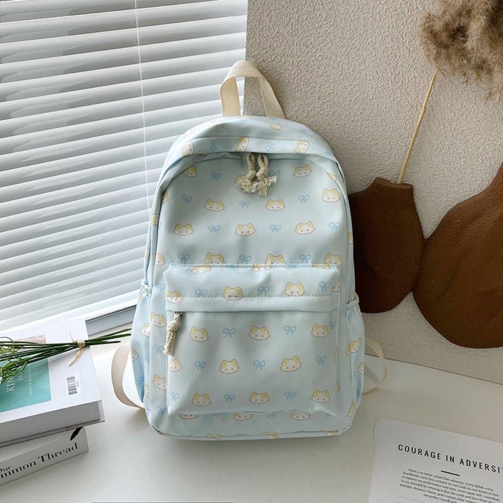 Creative Students School Bags Cute Cartoon Shoulder Bag College Student Backpack Outdoor