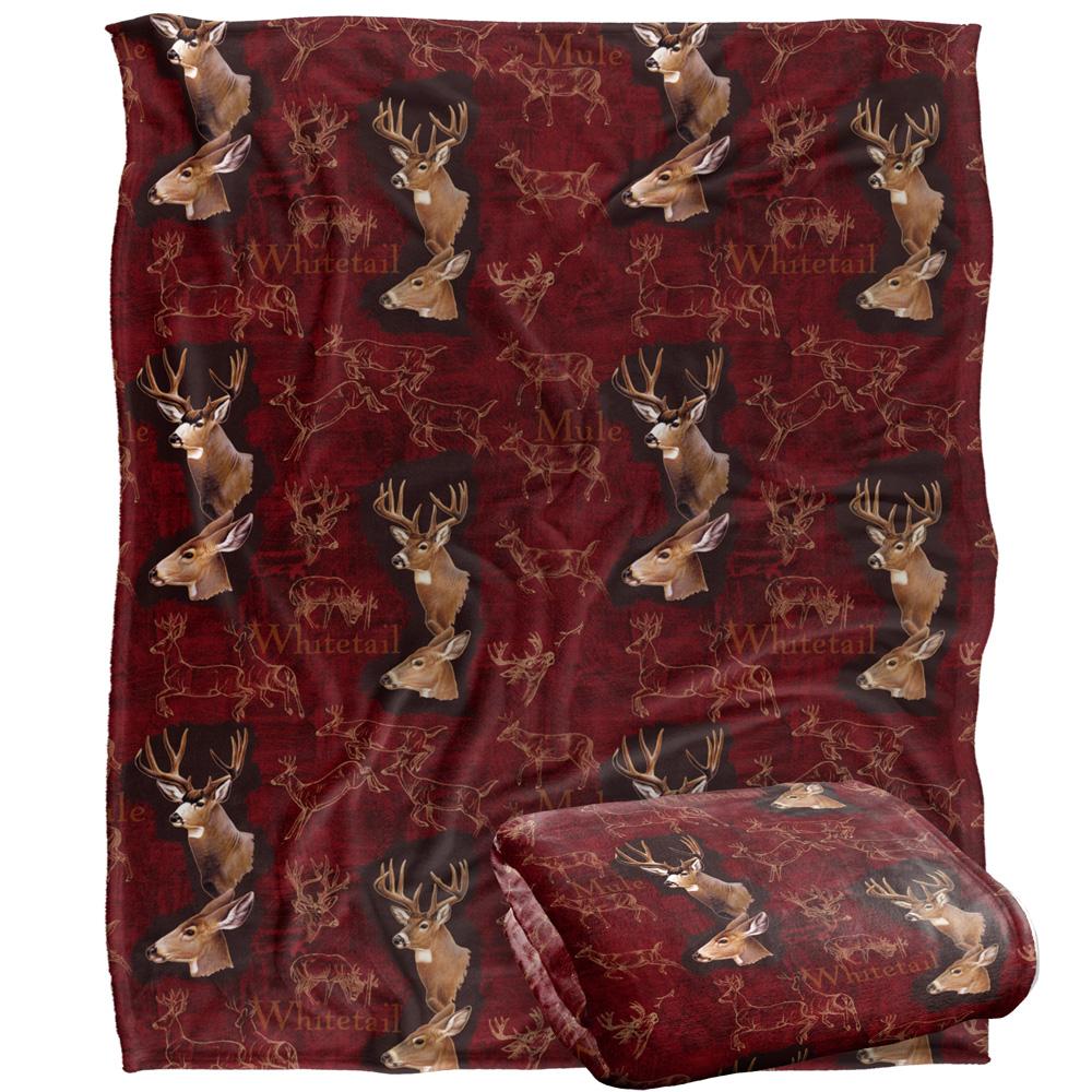 JQ Licensing Silky Deer Supersoft Blanket