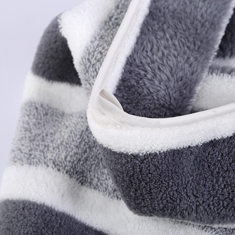 Quick Drying Towel Set Soft Hand Towel Bath Towel Quick Drying Absorbent Towels For Bathroom Striped Pattern