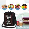Baseball-Design Wiederverwendbare Lunchtasche Isolierte Lunchbox mit Verstellbarem Schultergurt Auslaufsichere Bento-Tragetaschen für Arbeit Picknick