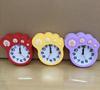 New Japanese and Korean Foot Daisy Gift Alarm Clock 3D Three-dimensional Digital Lazy Bedside Decoration Clock Super Quiet