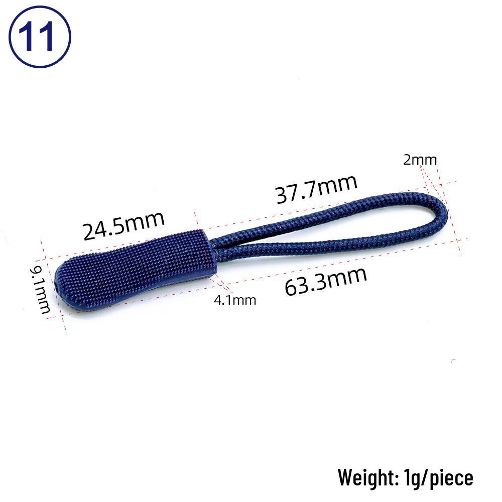 Eco-friendly TPU Caterpillar Zipper Head Pull Cord