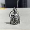 Retro American Eagle Keychain Necklace with Bell Pendant