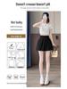 Women's High-Waist Ice Silk Acetate Shorts: Summer 2026 A-line Wide-Leg, Slimming, Loose Casual Pants