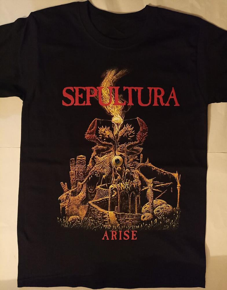 Sepultura - Arise Tour Unisex T-Shirt Full Size S to 5XL LL1230 Unisex T-Shirt