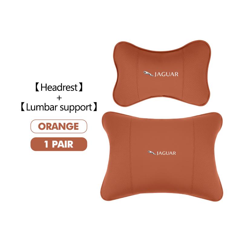 For Jaguar Car Seat Cushion Headrest Neck Pillow Lumbar Support XF XJ XFR XKR S-Type F-Type X-Type F-Pace I-Pace NN50