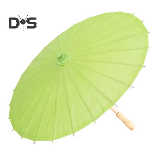 20/30/40/60/85CM Colorful Paper Umbrella Chinese Style DIY Crafts Decorative Oil-paper Painting Umbrella Bamboo Handle Oriental Parasol Party Favors