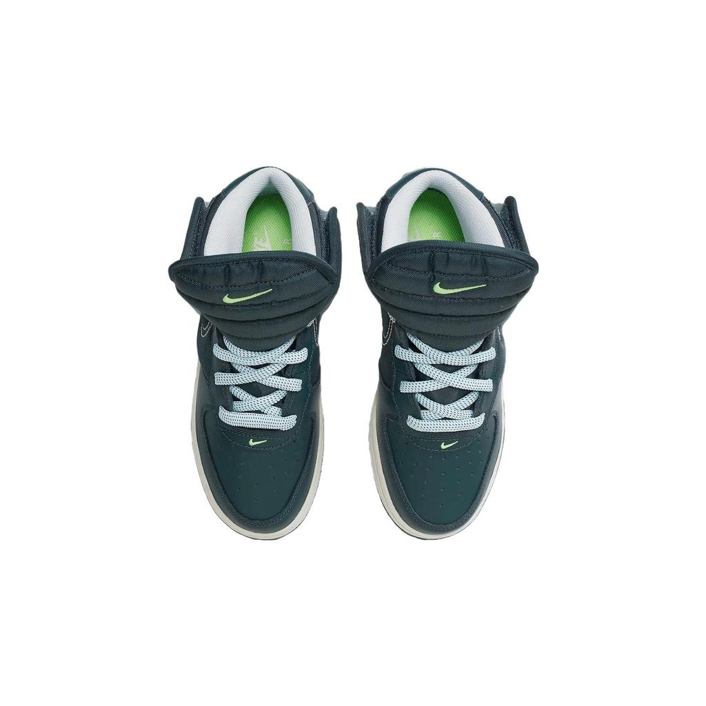 Nike Air Force 1 Mid GS Padded Tongue Kids Sneakers Teal FD4641-300