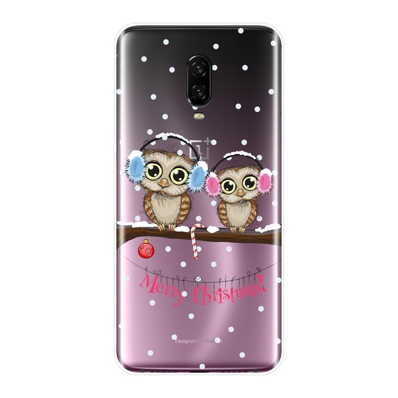 

Чохол для OnePlus 6 6T 5 5T 3 3T Cute Owl Christmas Heart Love М’яка силіконова задня кришка для One Plus 3 3T 5 5T 6 6T Чохол для телефону OnePlus 5T