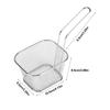 Small Gold Metal Baskets for Serving Chips Fryer Cooking Tool