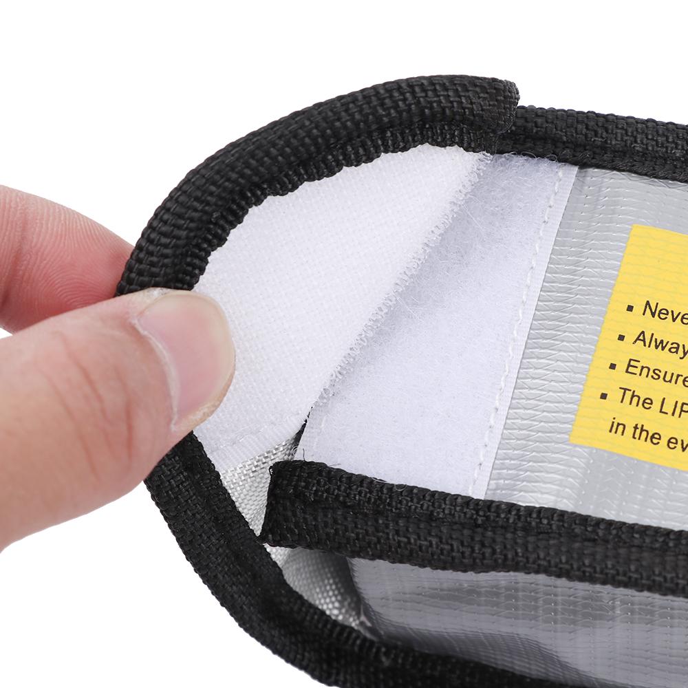 1Pc Silver RC LiPo Battery Safety Bag Fireproof Waterproof Explosion-proof Guard Charge Sack Practical Charging Protection