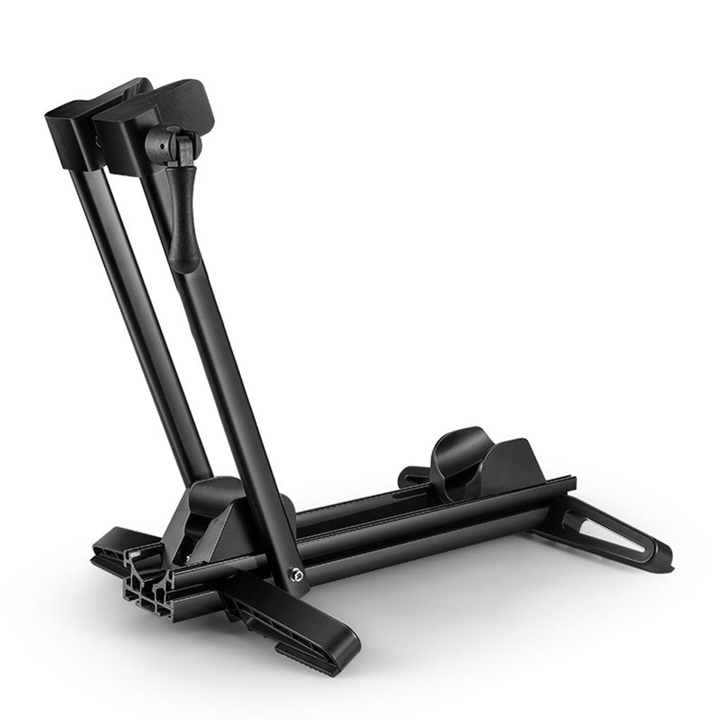 Foldable Bicycles Stand Road Bike Storage Parking Rack Folding Indoor Parking Wheel Holder for 24”-29” Bicycles