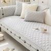 New Washed Cotton Sofa Mat Lesser Panda Embroidery Sofa Cover Living Room Non-slip Sofas Cushion L-shaped Sofa Protective Case