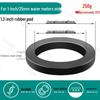 High-Temperature Resistant Silicone Gasket for DN15/20/25 Water Meter Connection (4/6 Points)
