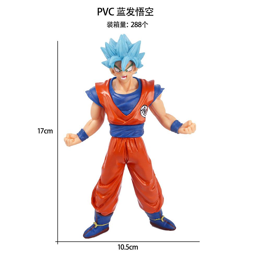 Anime Dragon Ball Vegeta Broly Son Goku Anime Action Figure Model Gifts Collectible Figurines for Kids 18cm