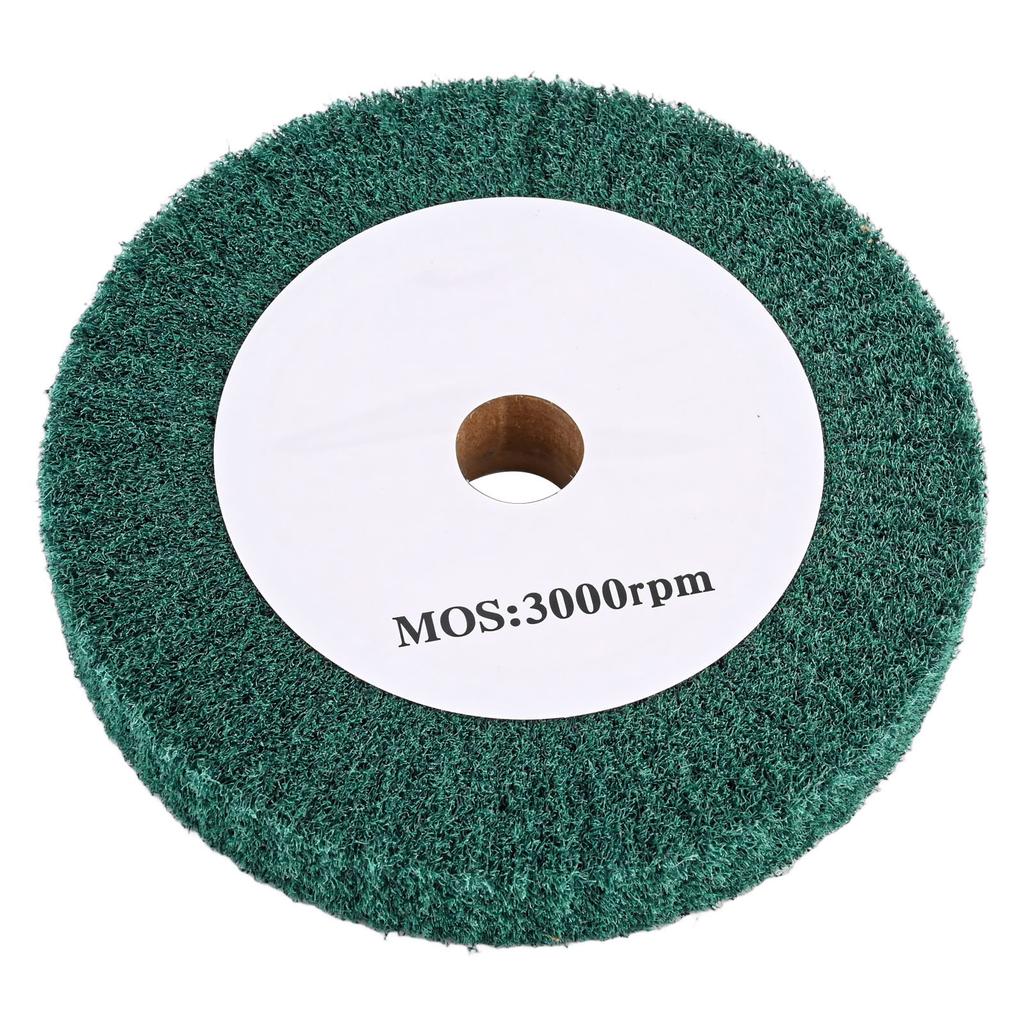 6inch Non-woven Flap Scouring Pad Grinding Wheel Polishing Disc Nylon Abrasive Household Power Manual Tool Accessories