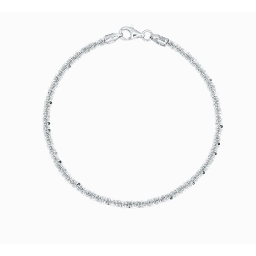 18cm, White/Yellow Italian Chain Twinkle Bracelet Llbs23443S_S