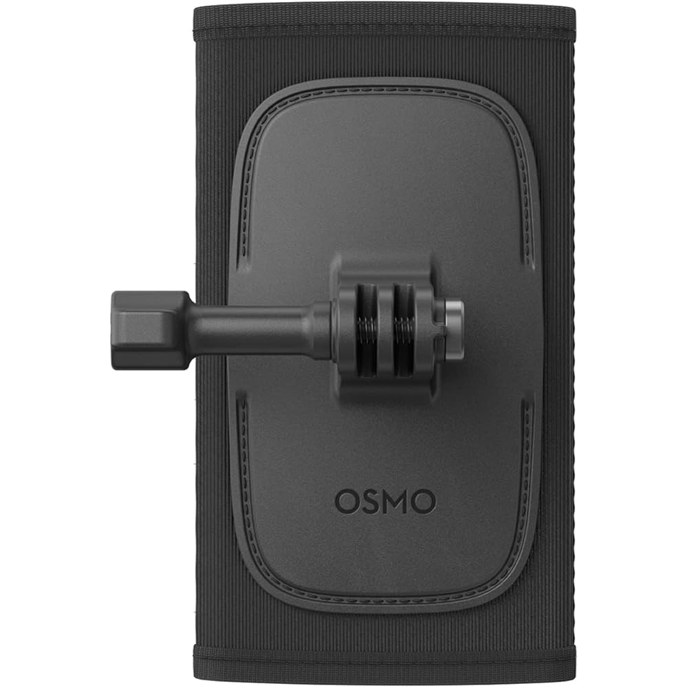 DJI Osmo Backpack Strap Mount, Compatible with: Osmo Action 2, Osmo Action 3, Osmo Action 4, Osmo Action 5 Pro, Osmo 360, Osmo Nano, Osmo Action 6