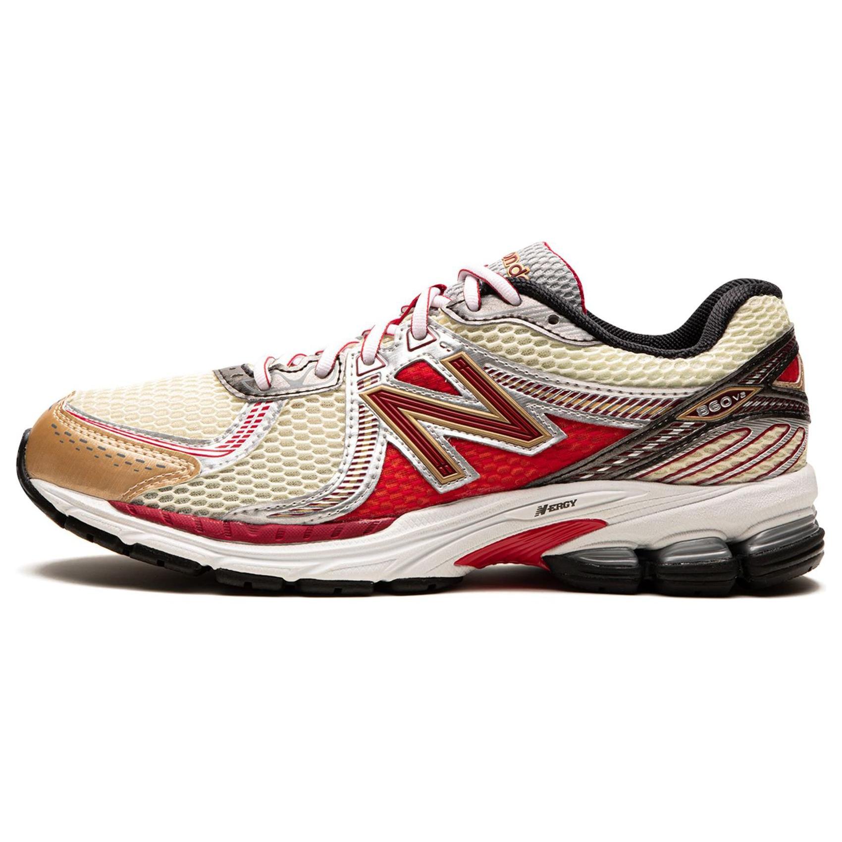 

Новые New Balance 860v2 Aime Leon Dore Красные ML860AD2 40.5