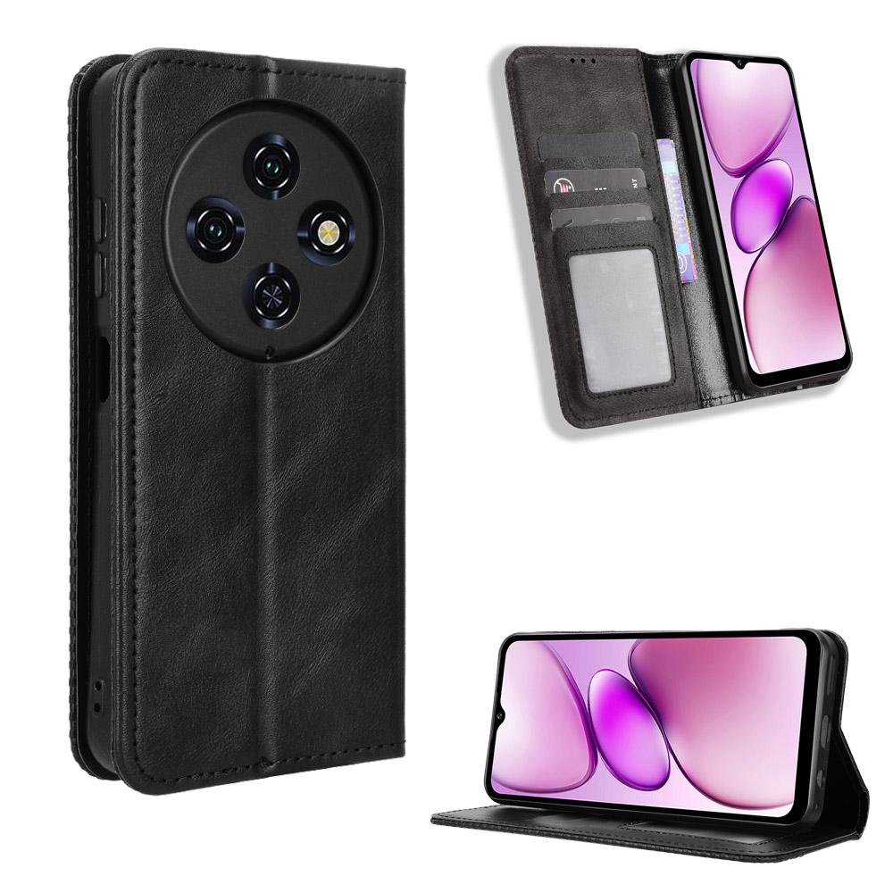 Flip Cover für Oukitel C5 2025 PU Leder Handyhülle Ganzkörperschutz [RFID-Blockierung] Brieftaschen-Cover