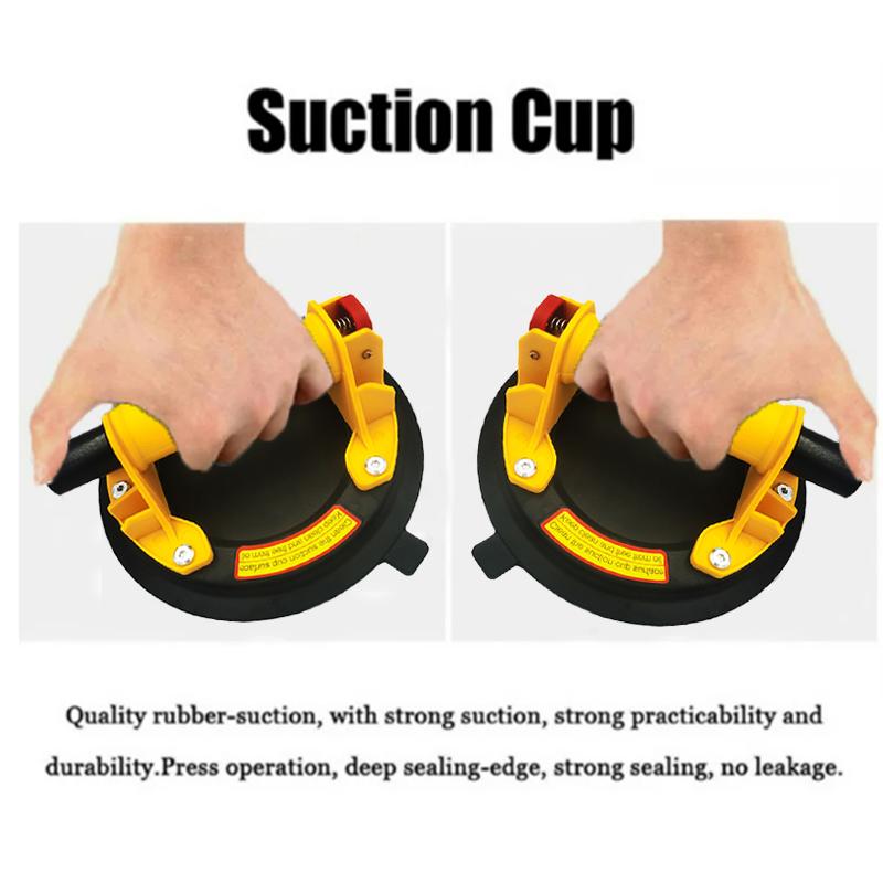 Vacuum Suction Cup 220kg Loading Capacity Heavy Duty Vacuum Spreader for Tile Adsorption Granite Glass Lifting 8 Inch Cup