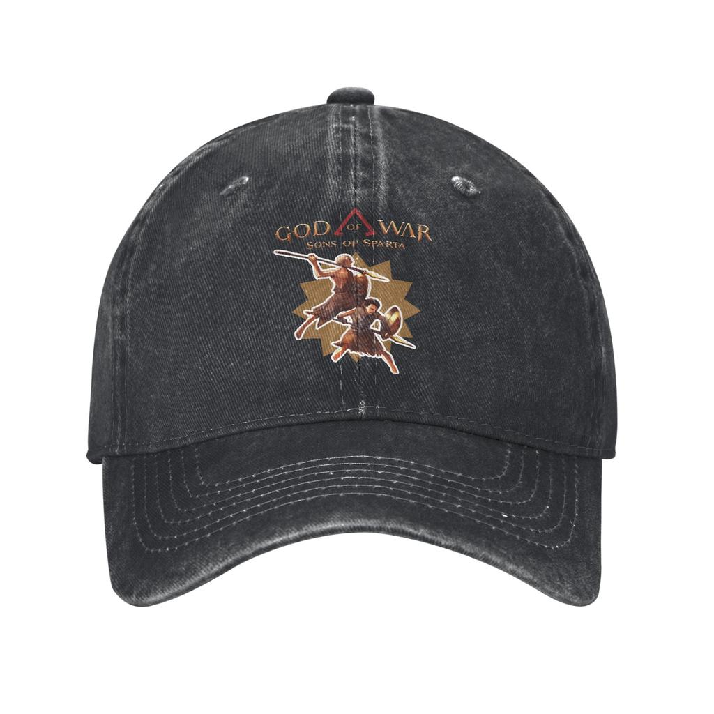 God of War Boy Men Women Baseball Caps  Distressed Washed Caps Hat Vintage Outdoor Workouts Adjustable Sun Cap