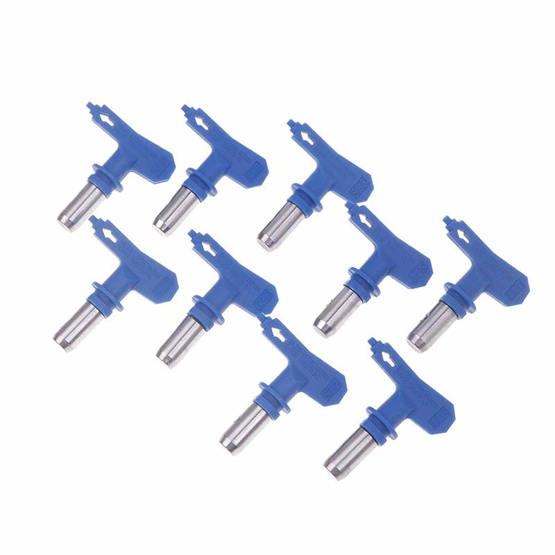 Blue Airless Paint Nozzles 211 313 315 415 417 515 517 523 623 For Airless Spraying Machine Tips And Paint Sprayer Machine Parts