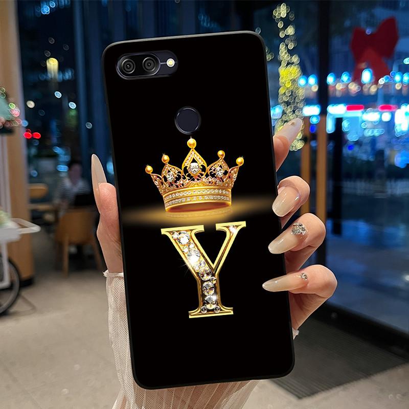 Newest Letter Crown Design Phone Casing For ASUS Zenfone Max Plus (M1) ZB570TL Black Case Bumper Silicone Shockproof Soft Cover