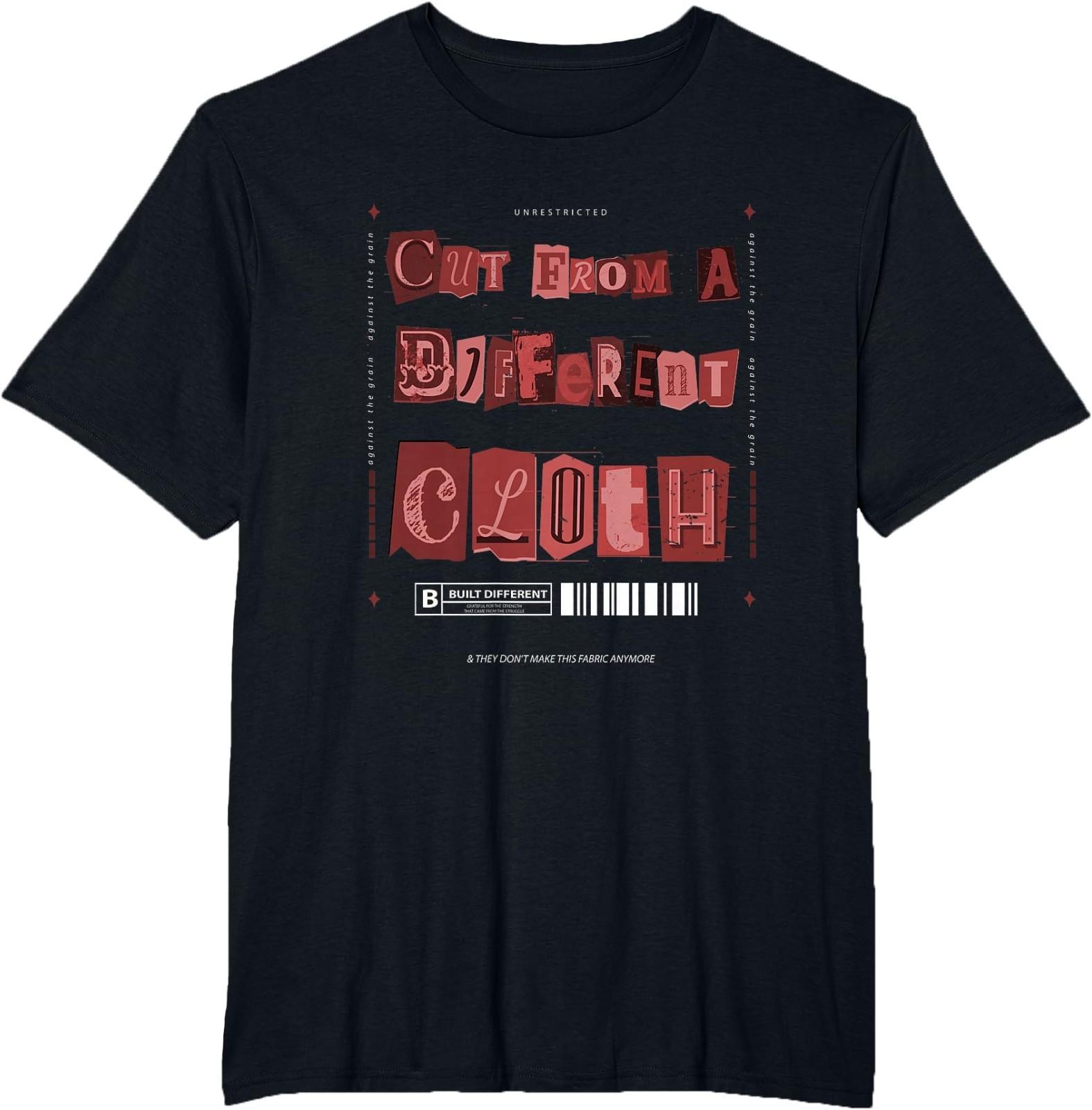 Maroon Burgundy Cut from A Different Cloth Maroon Graphic T-Shirt M