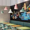 Nordic Lamps Simple Modern Macaron Living Room Chandelier Restaurant Dining Table Single-head Milk Tea Shop Lighting chandelier